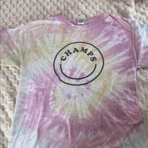 State Champs Band Tie-Dye T-Shirt - Purple and Yellow